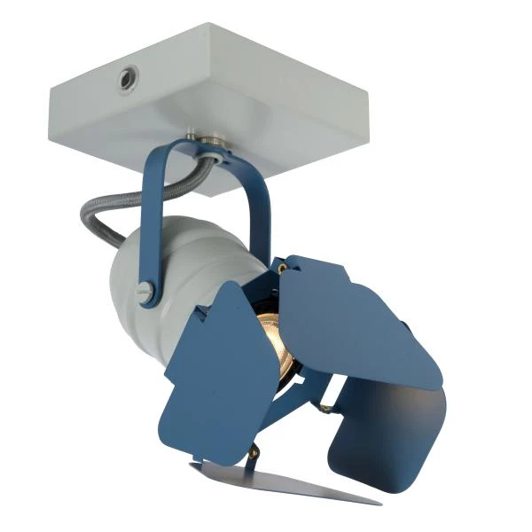 Lucide PICTO - Ceiling spotlight Children - 1xGU10 - Blue - detail 1